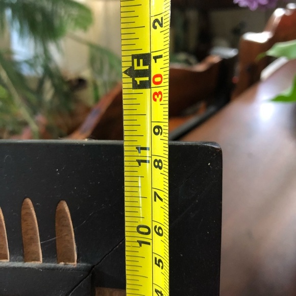 - Etched Black Wood Frame. 4x6 - Picture 4 of 7